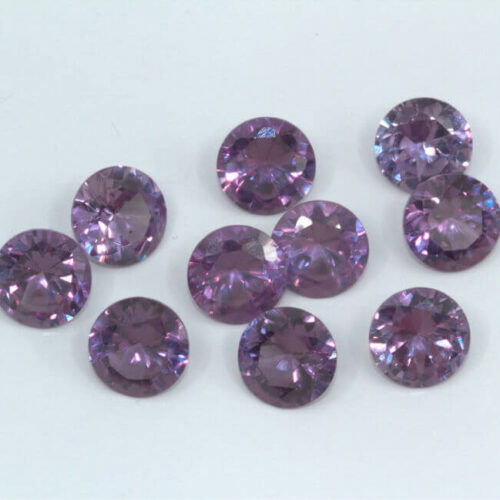 Alexandrite Lab Sapphire 7mm Rounds 10 Pack Clearance