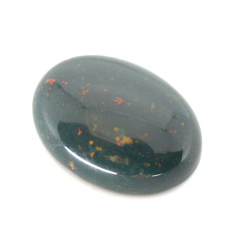 Natural Bloodstone Oval Cabochons