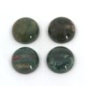 Natural Bloodstone Round Cabochons