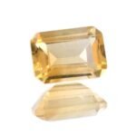 Natural Golden Citrine Emerald Cuts