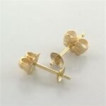 Gold Filled Pearl Stud Earrings