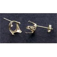 Oval Snap Tite Earrings - Gold