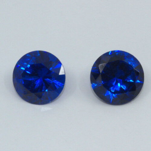 Lab Blue Spinel #113 8mm Rounds 2 Pack Clearance
