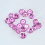 Lab Pink Sapphire 2.5mm Rounds