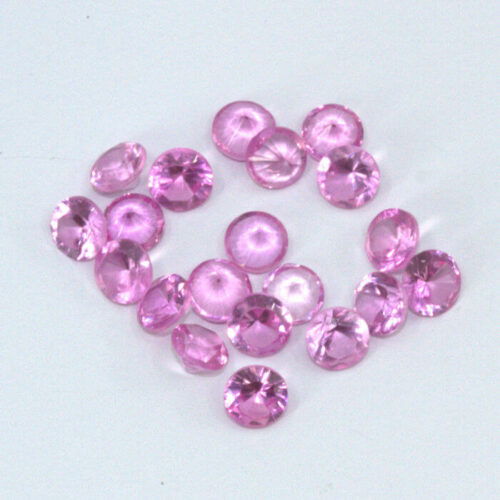 Lab Pink Sapphire 2.5mm Rounds