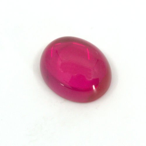 Lab Created Ruby Cabochon Oval