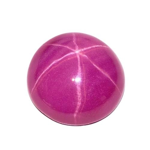 Lab Ruby Star Sapphire Round Cabochons