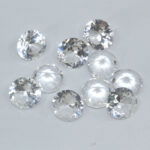 White Lab Sapphire 6mm Rounds 10 Pack Clearance