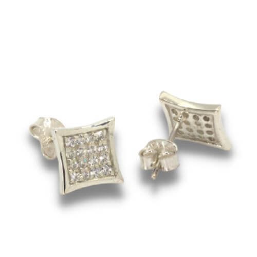 Micro Pave Cubic Zirconia Earrings