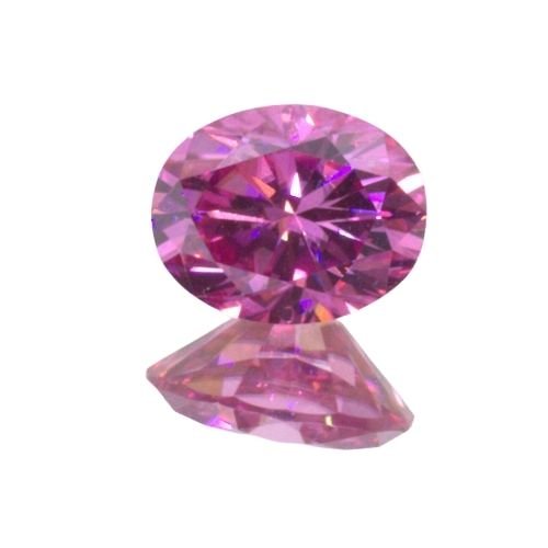 Synthetic Pink Moissanite Ovals