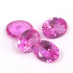 Lab Created Pink Sapphire 10x8mm Oval Clearance Pack