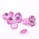 Lab Created Pink Sapphire 4mm Rounds Clearance