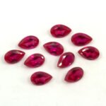 Lab Created Ruby 8x5mm Pear Clearance
