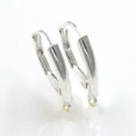 Sterling Dangle Shield Leverback