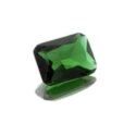 Simulated Emerald Emerald Cut