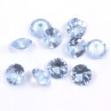 Lab Created Light Blue Spinel 6mm Rounds Clearance