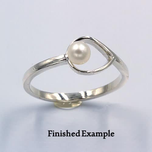 Pearl Open Lily Ring Mounting