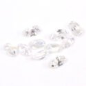 White Cubic Zirconia 5x3mm Oval