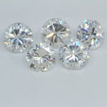 White Cubic Zirconia 8mm Rounds Clearance 5 Pack